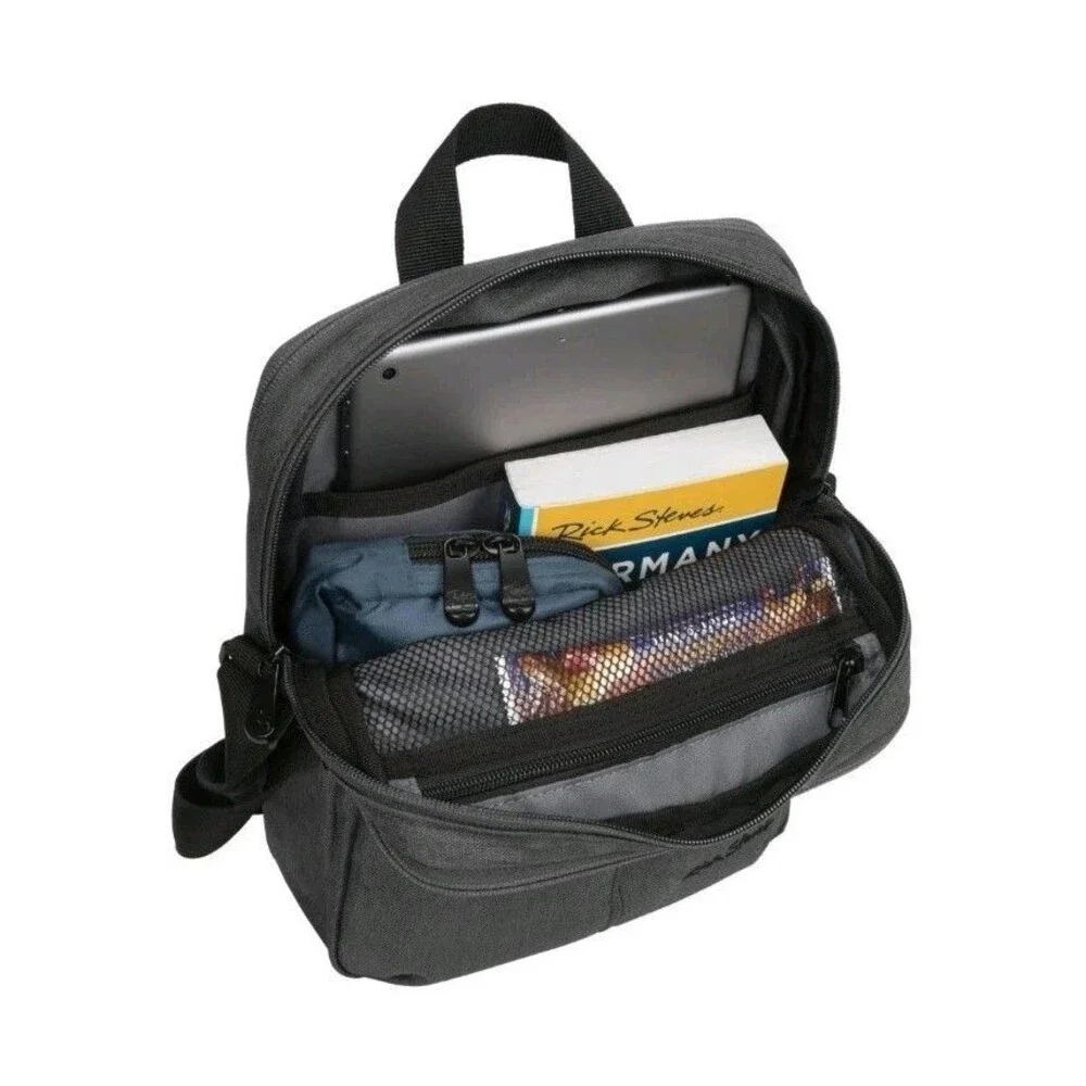 Rick Steves Europe Copenhagen Crossbody Bag Gray Travel Shoulder Messenger Carry